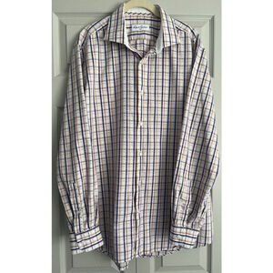 Robert Graham‎ Mens Size 43 17 2XL Knowledge Wisdom Truth Multicolor Long Sleeve